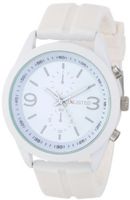 UNLISTED WATCHES UL1201 City Streets Triple White Round Analog Strap