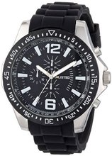 UNLISTED WATCHES UL5162KCP City Streets Silver Case Black Dial, Bezel and Strap