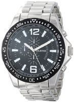 UNLISTED WATCHES UL5167KCP City Streets Silver Case Black Dial, Black Bezel and Silver Bracelet