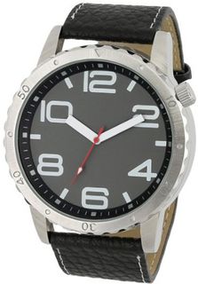 UNLISTED WATCHES UL5173 City Streets Round Analog Black Dial Black Strap