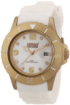 Urban Colors Quartz Alu Jewel pearl 360295.70 with Plastic Strap