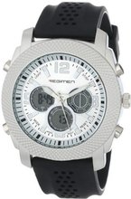 USMC Regimen RW1032 Silvertone Analog-Digital Chronograph