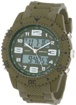USMC Regimen RW1052 Green Analog-Digital Chronograph