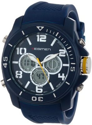 USMC Regimen RW1072 Blue Analog-Digital Chronograph