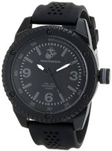 USMC Wrist Armor 37100002 U.S. Marine Corps C20 Analog Display Japanese Quartz Black
