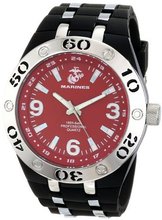 USMC Wrist Armor 37100006 U.S. Marine Corps C22 Analog Display Japanese Quartz Black