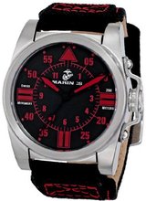 USMC Wrist Armor 37WA010001A Analog Display Swiss Quartz Black