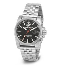 USMC Wrist Armor 37WA0114G01A Analog Display Swiss Quartz Silver