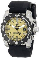 USMC Wrist Armor 37WA012901A Analog Display Swiss Quartz Black