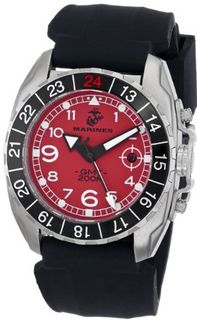 USMC Wrist Armor 37WA013901A Analog Display Swiss Quartz Black