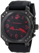 USMC Wrist Armor 37WA014601A Analog Display Swiss Quartz Black