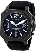 USMC Wrist Armor 37WA015701A United States Marine Corps es by Wrist Armor Analog Display Swiss Quartz Black