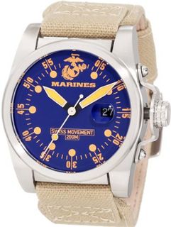 USMC Wrist Armor WA112 Stainless Steel Swiss Quartz