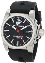 USMC Wrist Armor WA114 Stainless Steel Swiss Quartz