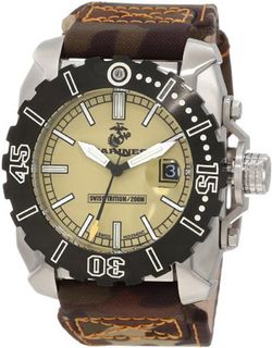 USMC Wrist Armor WA123 Stainless Steel Swiss Quartz With Tritium