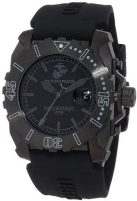 USMC Wrist Armor WA124 Stainless Steel Swiss Quartz
