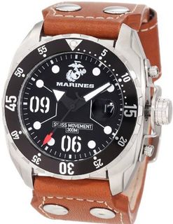 USMC Wrist Armor WA135 Stainless Steel Swiss Quartz