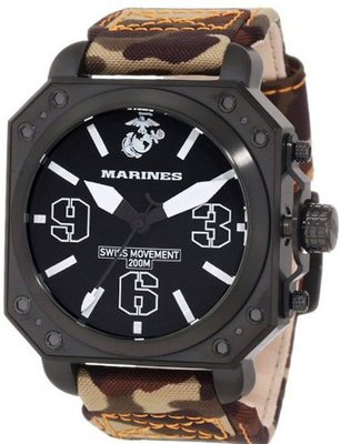 USMC Wrist Armor WA141 Stainless Steel Swiss Quartz