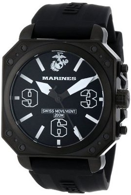 USMC Wrist Armor WA142 Stainless Steel Swiss Quartz