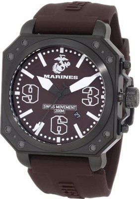 USMC Wrist Armor WA144 Stainless Steel Swiss Quartz