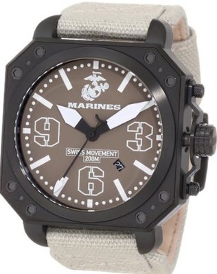 USMC Wrist Armor WA145 Stainless Steel Swiss Quartz