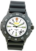 Uzi Uzi-002-R The Protector Tritium H3 Black Rubber Strap