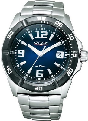 VAGARY diver design: VC0-018-71 - Face Limited edition original color Blue Japan]