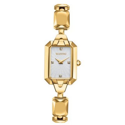 VALENTINO MINI GEMME Swiss Gold-tone All Stainless Steel Diamond Embellished Bracelet V60SBQ4002I S040