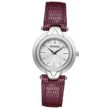 VALENTINO V Swiss All Stainless Steel Silver Tone 54 Diamonds Strap V38SBQ9102 S800