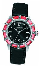 Valentino V54SBQ99709 SB09 Eden black calfskin band .