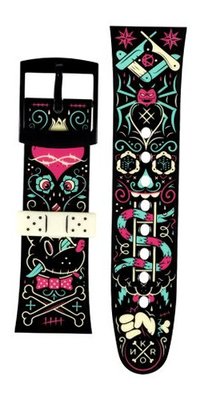 KRONK "Rat Basterd" Artist (black) band Replacement Strap Set