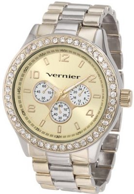 Vernier VNR1088TT Chrono Look Glitz Bracelet Quartz