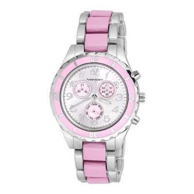 Vernier VNR11003 Round Glossy Chrono-Look Fashion