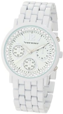 Vernier VNR11006 Crystal Bezel Chrono-Look Fashion