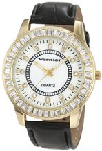 Vernier VNR11010 Round Baguette Bezel Strap Fashion