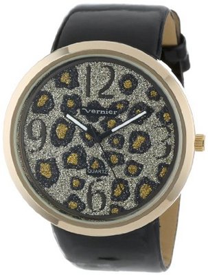 Vernier VNR11067YG Glitter Glitz Polyurethane Strap Quartz