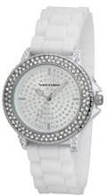 Vernier VNR11071WT Glitzy Sparkle Rubber Strap Quartz