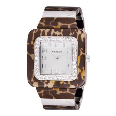 Vernier VNR11074 Tortoise Look Bangle Quartz