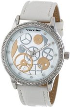 Vernier VNR11078SSW Automatic Skeleton Dial Polyurethane Strap Quartz