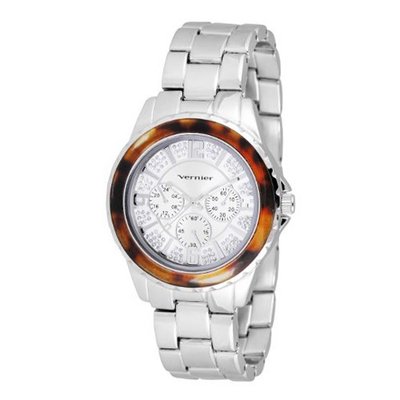 Vernier VNR11079SS Glitter Sunray Dial Bracelet Quartz