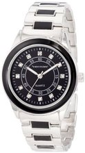 Vernier VNR11080BK Sunray Dial with Stones Bracelet Quartz