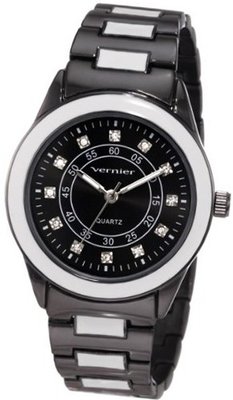 Vernier VNR11080GN Sunray Dial with Stones Bracelet Quartz