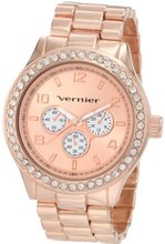 Vernier VNR11088RG Chrono Look Glitz Bracelet Quartz