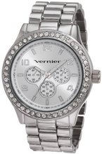 Vernier VNR11088SS Chrono Look Glitz Bracelet Quartz