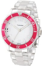 Vernier VNR11099 Clear Plastic Bracelet Quartz