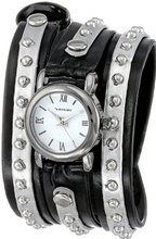 Vernier VNR11117GM Gun-Metal Triple Wrap Studded Leather