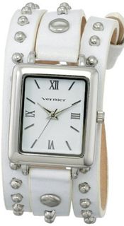 Vernier VNR11154WT Vernier Analog Display Japanese Quartz White