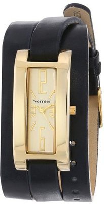 Vernier VNR11156BK Vernier Analog Display Japanese Quartz Black