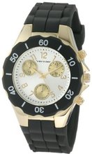 Vernier VNR6053BK Round Silicon Strap Quartz