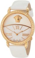Versace 93Q80D002 S001 Krios White Enamel and Sunray Dial Patent Leather